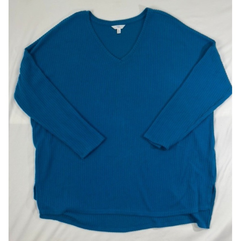 Time And TRU teal Sweater Women's Size 2XL 20 long sleeve